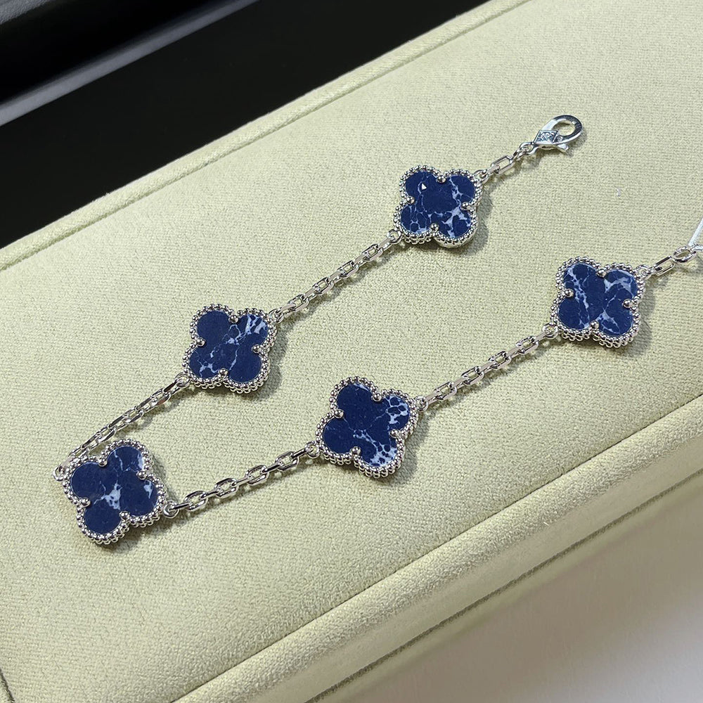 [OrnoraJewelry]CLOVER 5 MOTIF PIETERSITE BRACELET COLLECTION