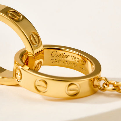 [OrnoraJewelry]LOVE BRACELET DOUBLE RING