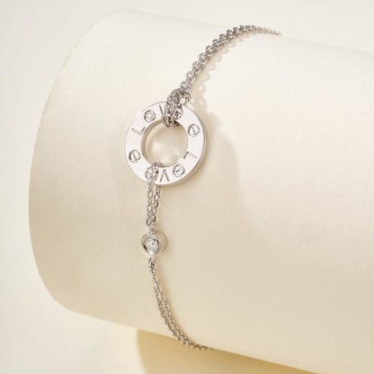 [OrnoraJewelry]LOVE BRACELET 2 DIAMOND