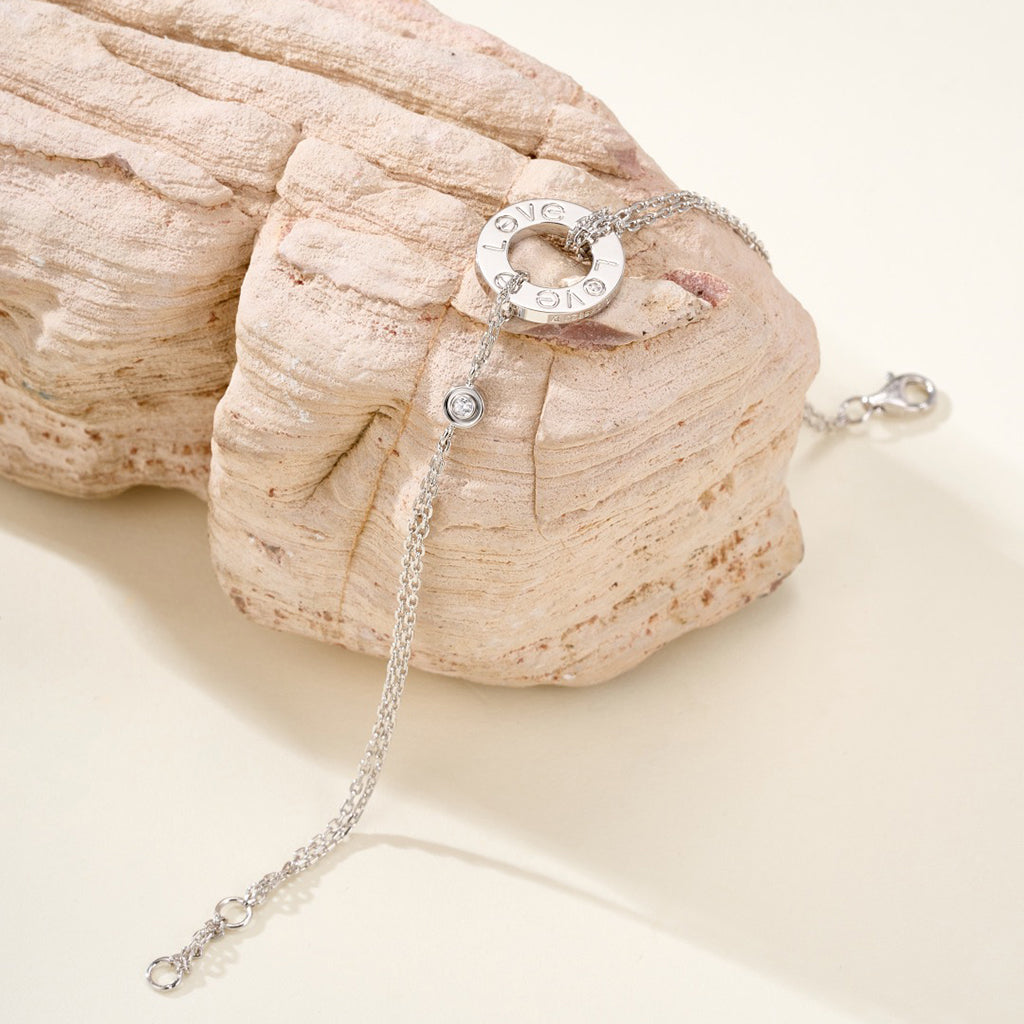 [OrnoraJewelry]LOVE BRACELET 2 DIAMOND