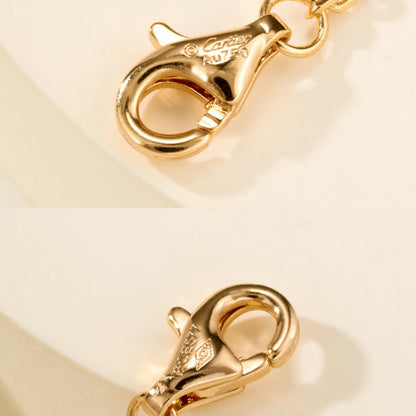 [OrnoraJewelry]LOVE DOUBLE RING FULL DIAMOND BRACELET