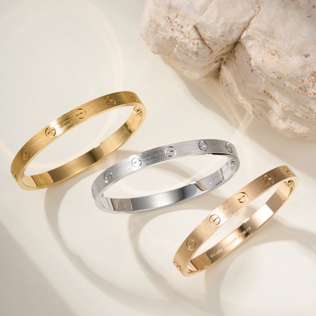 [OrnoraJewelry]LOVE BRACELET 6.1MM BRUSHED