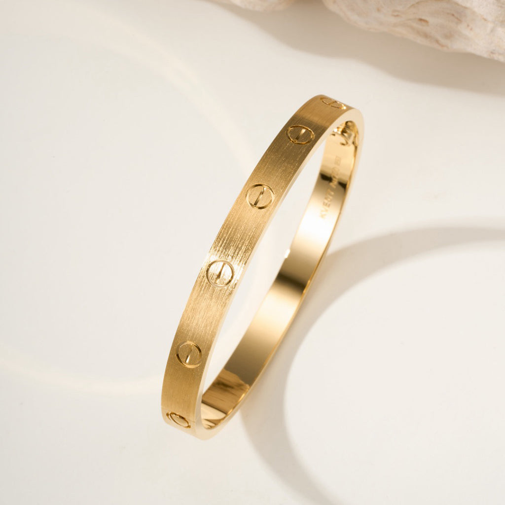 [OrnoraJewelry]LOVE BRACELET 6.1MM BRUSHED