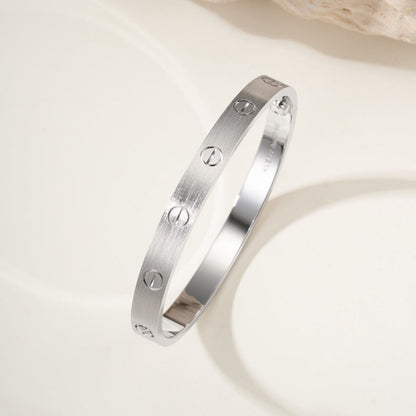 [OrnoraJewelry]LOVE BRACELET 6.1MM BRUSHED