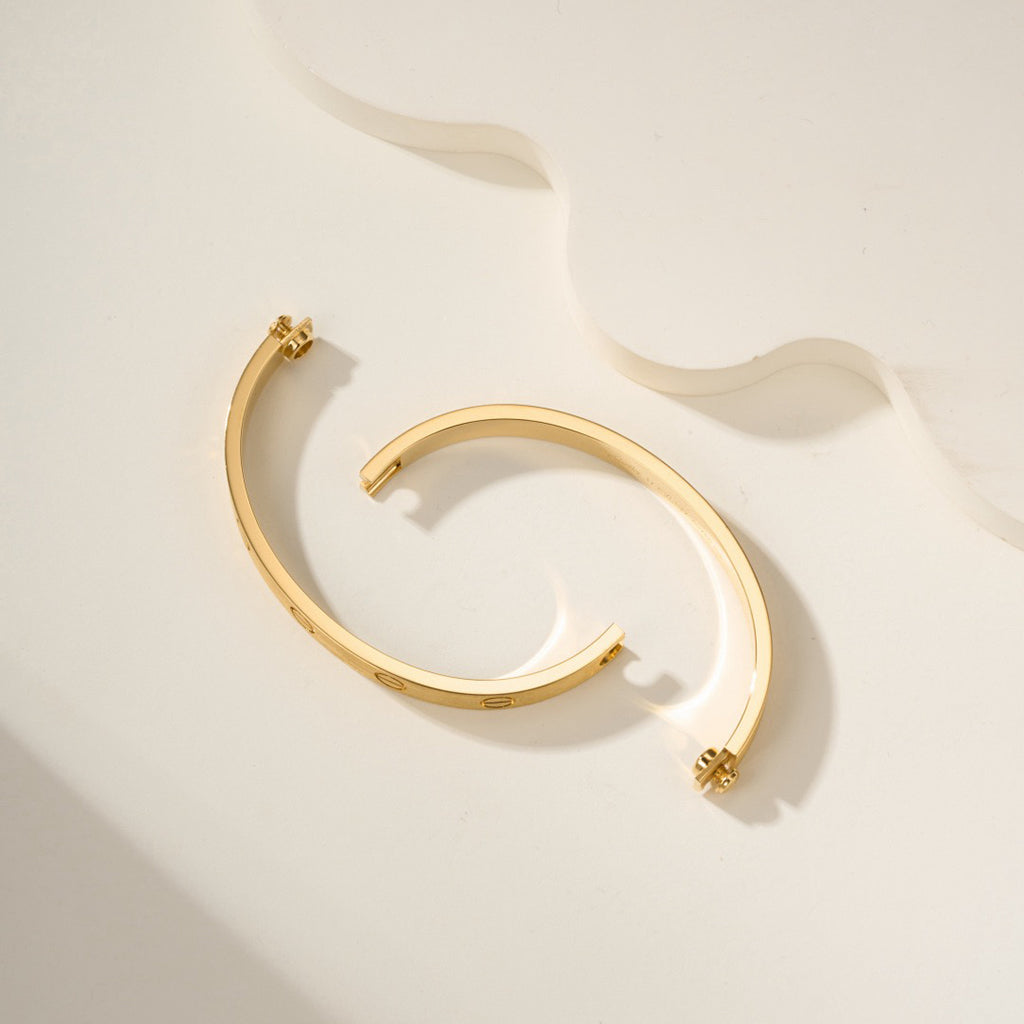 [OrnoraJewelry]LOVE BRACELET 6.1MM BRUSHED