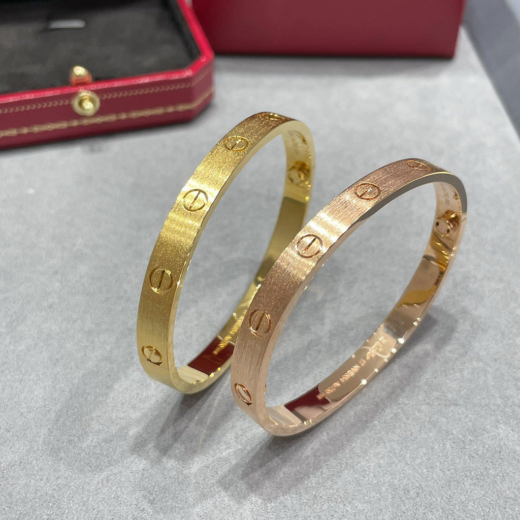 [OrnoraJewelry]LOVE BRACELET 6.1MM BRUSHED