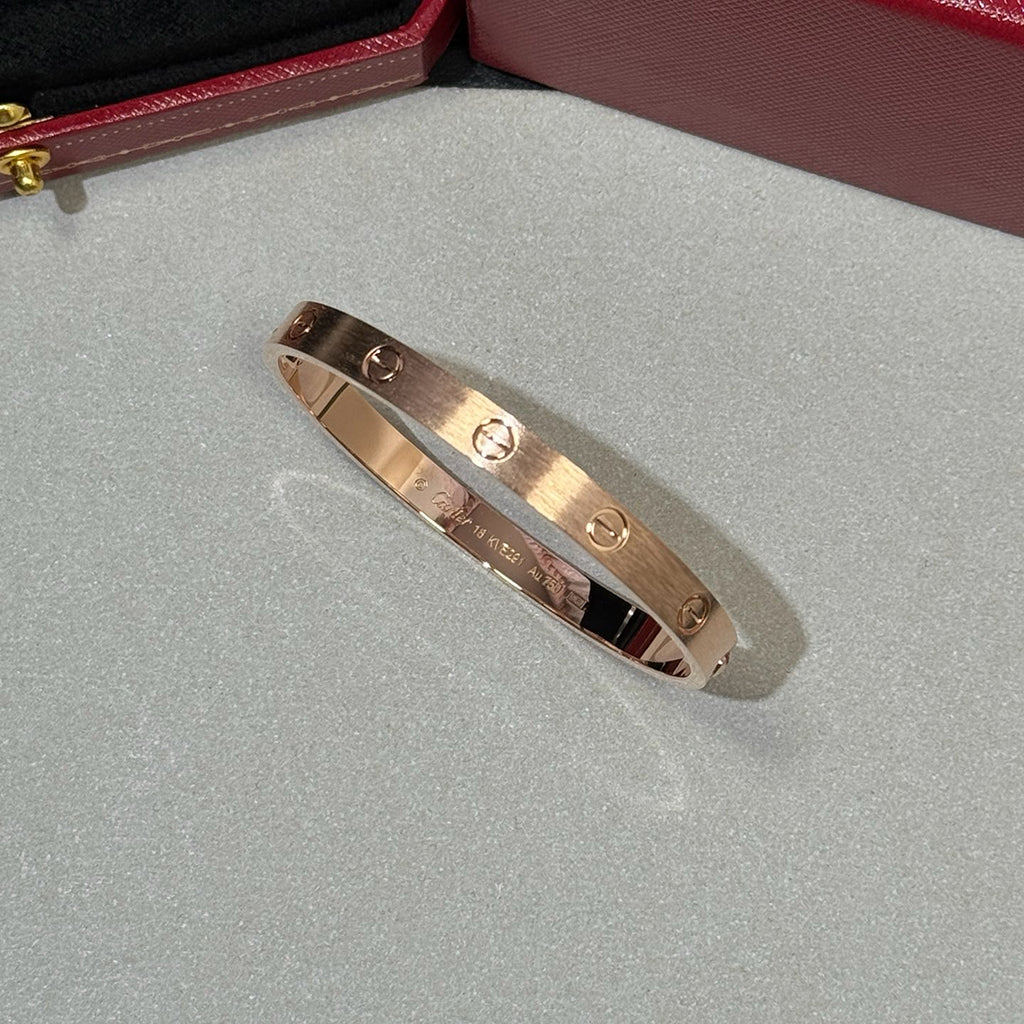 [OrnoraJewelry]LOVE BRACELET 6.1MM BRUSHED