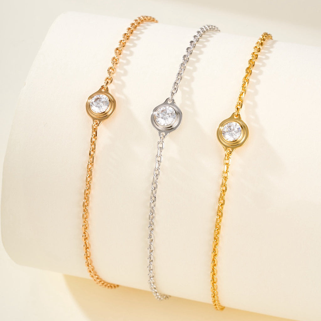 [OrnoraJewelry]DAMOUR BRACELET 1 DIAMOND