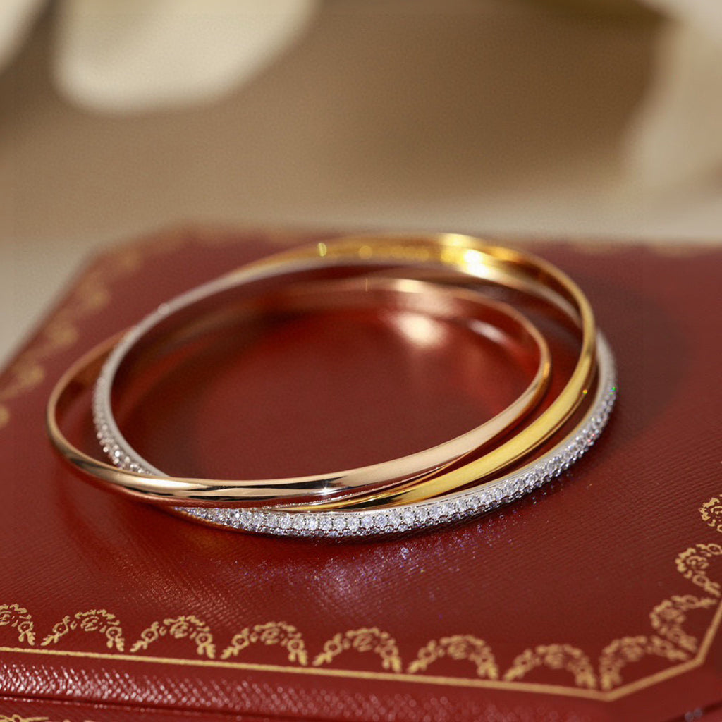 [OrnoraJewelry]TRINITY 2.8MM SMALL BRACELET