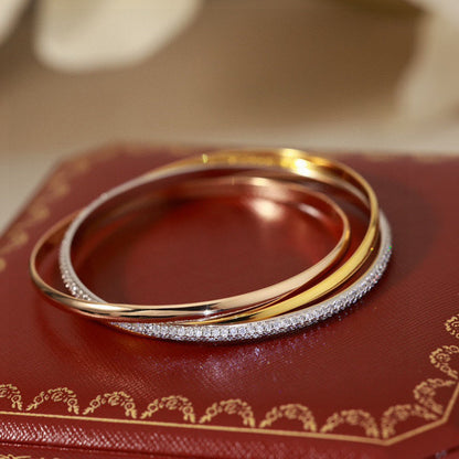 [OrnoraJewelry]TRINITY 2.8MM SMALL BRACELET