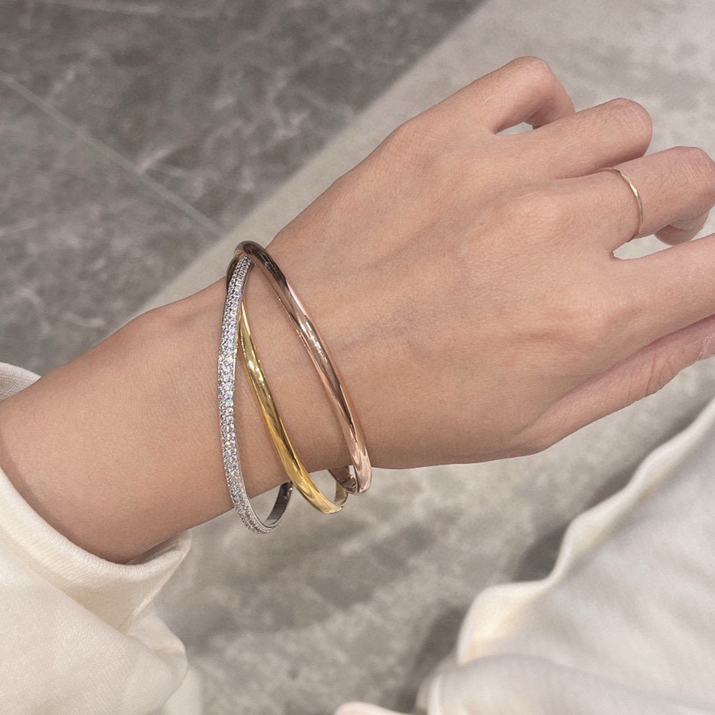 [OrnoraJewelry]TRINITY 2.8MM SMALL BRACELET