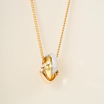 [OrnoraJewelry]TRINITY CUSHION NECKLACE COLLECTION