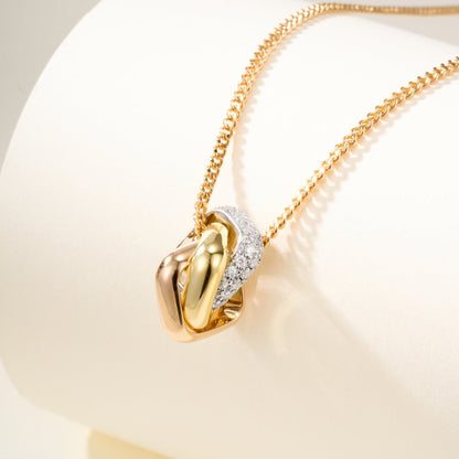[OrnoraJewelry]TRINITY CUSHION NECKLACE COLLECTION