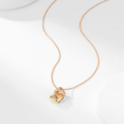 [OrnoraJewelry]TRINITY CUSHION NECKLACE COLLECTION