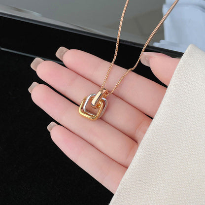 [OrnoraJewelry]TRINITY CUSHION NECKLACE COLLECTION