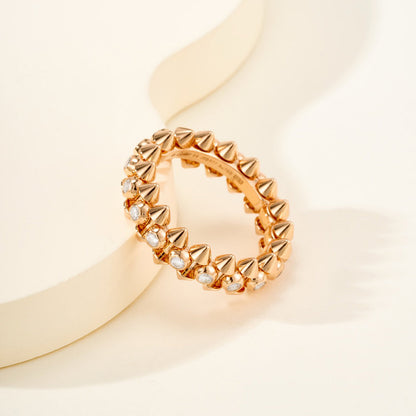 [OrnoraJewelry]CLASH 6.8MM DIAMOND MEDIUM RING