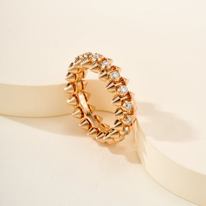 [OrnoraJewelry]CLASH 6.8MM DIAMOND MEDIUM RING