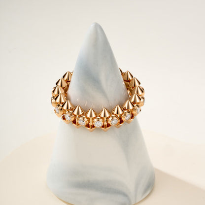 [OrnoraJewelry]CLASH 6.8MM DIAMOND MEDIUM RING