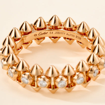 [OrnoraJewelry]CLASH 6.8MM DIAMOND MEDIUM RING