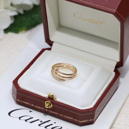 [OrnoraJewelry]JUSTE RING 4.8MM HALF DIAMOND