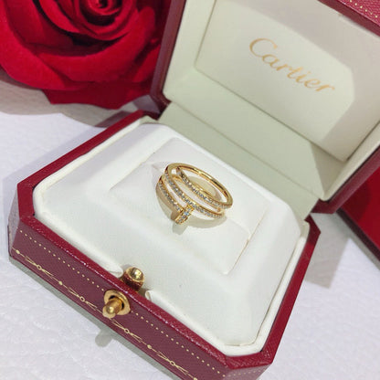 [OrnoraJewelry]JUSTE RING 4.8MM FULL DIAMOND