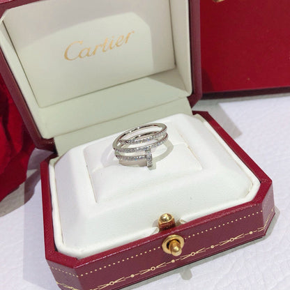 [OrnoraJewelry]JUSTE RING 4.8MM FULL DIAMOND