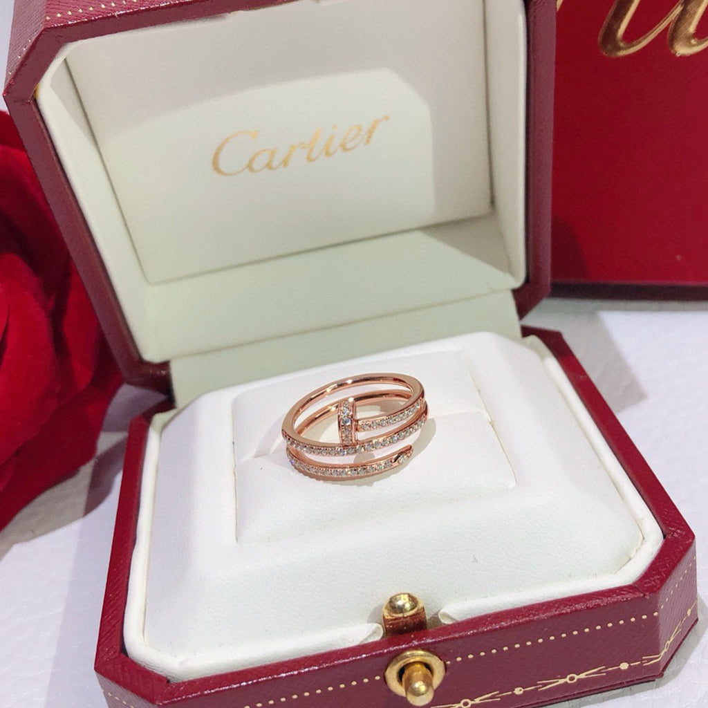 [OrnoraJewelry]JUSTE RING 4.8MM FULL DIAMOND