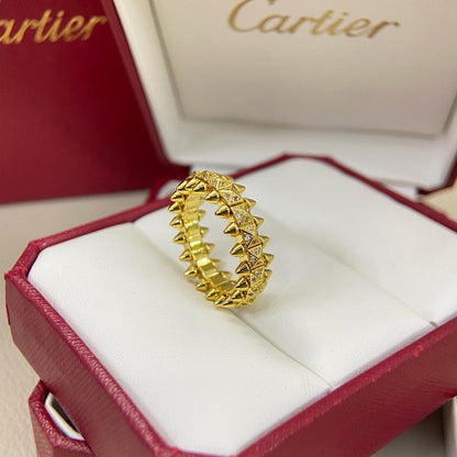 [OrnoraJewelry]CLASH 6.4MM SMALL FULL DIAMOND RING