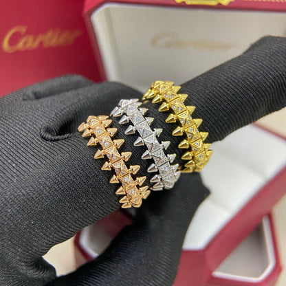[OrnoraJewelry]CLASH 6.4MM SMALL FULL DIAMOND RING