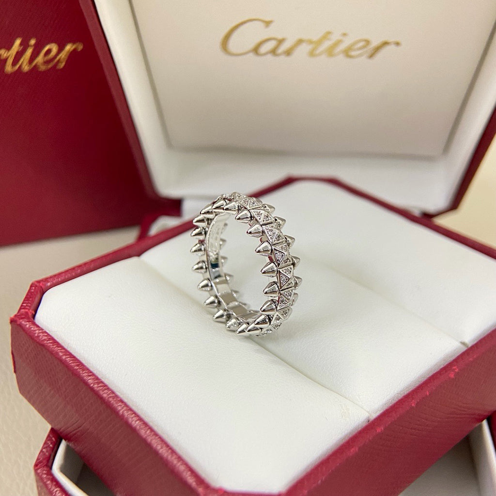 [OrnoraJewelry]CLASH 6.4MM SMALL FULL DIAMOND RING