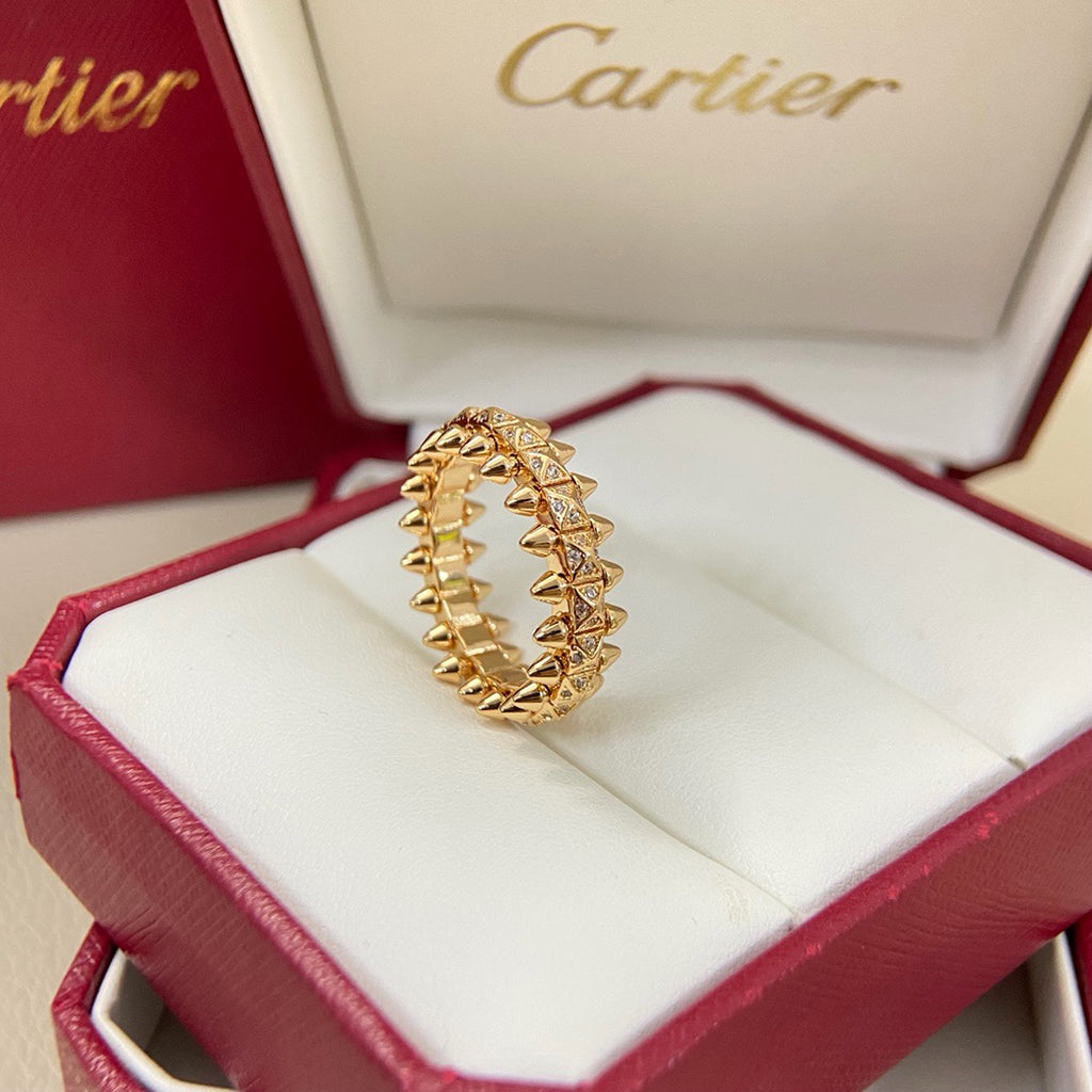 [OrnoraJewelry]CLASH 6.4MM SMALL FULL DIAMOND RING