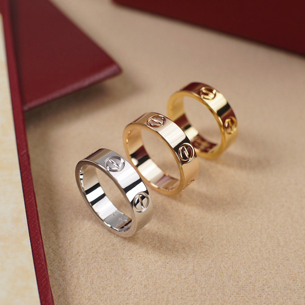 [OrnoraJewelry]LOVE RING 5.5MM NO DIAMOND