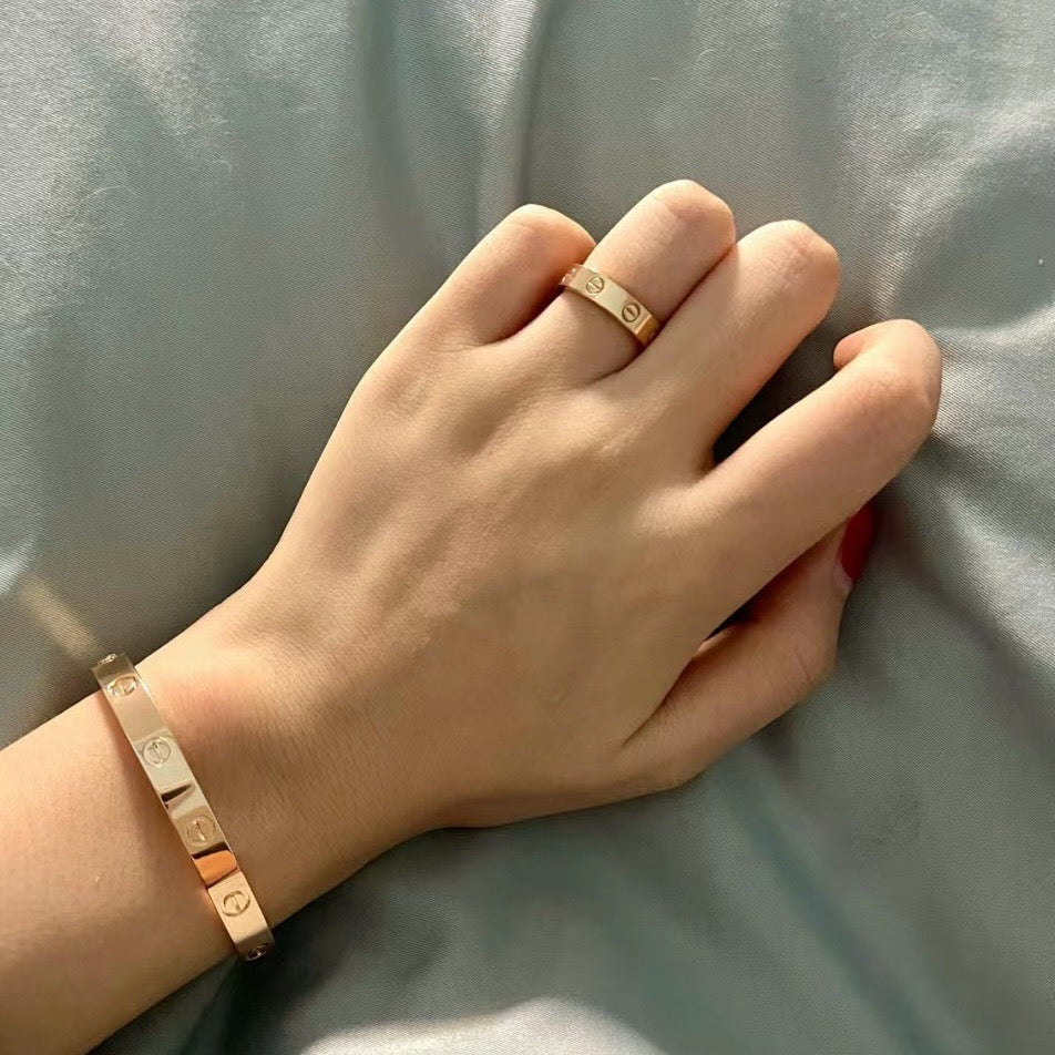 [OrnoraJewelry]LOVE RING 3.6 MM NO DIAMOND
