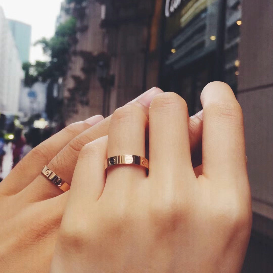 [OrnoraJewelry]LOVE RING 3.6 MM NO DIAMOND