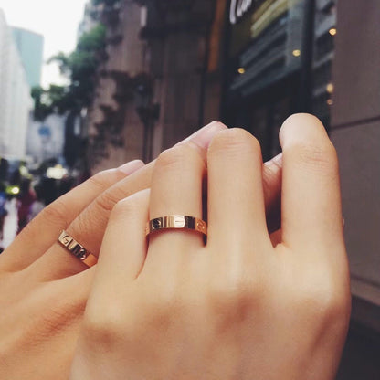 [OrnoraJewelry]LOVE RING 3.6 MM NO DIAMOND
