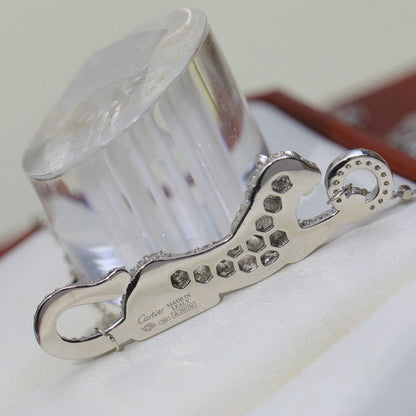 [OrnoraJewelry]PANTHERE PAVED DIAMOND NECKLACE