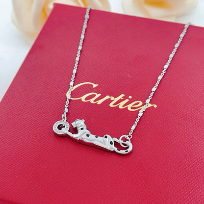 [OrnoraJewelry]PANTHERE FULL DIAMOND NECKLACE
