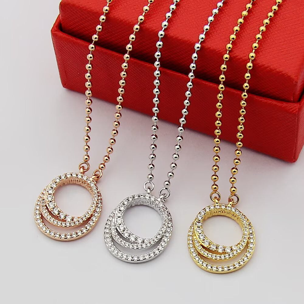 [OrnoraJewelry]ETINCELLE  FULL DIAMOND NECKLACE