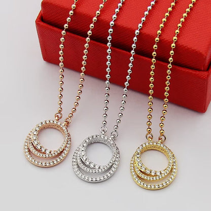 [OrnoraJewelry]ETINCELLE  FULL DIAMOND NECKLACE