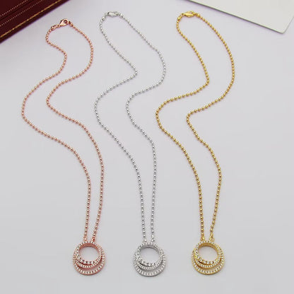 [OrnoraJewelry]ETINCELLE  FULL DIAMOND NECKLACE