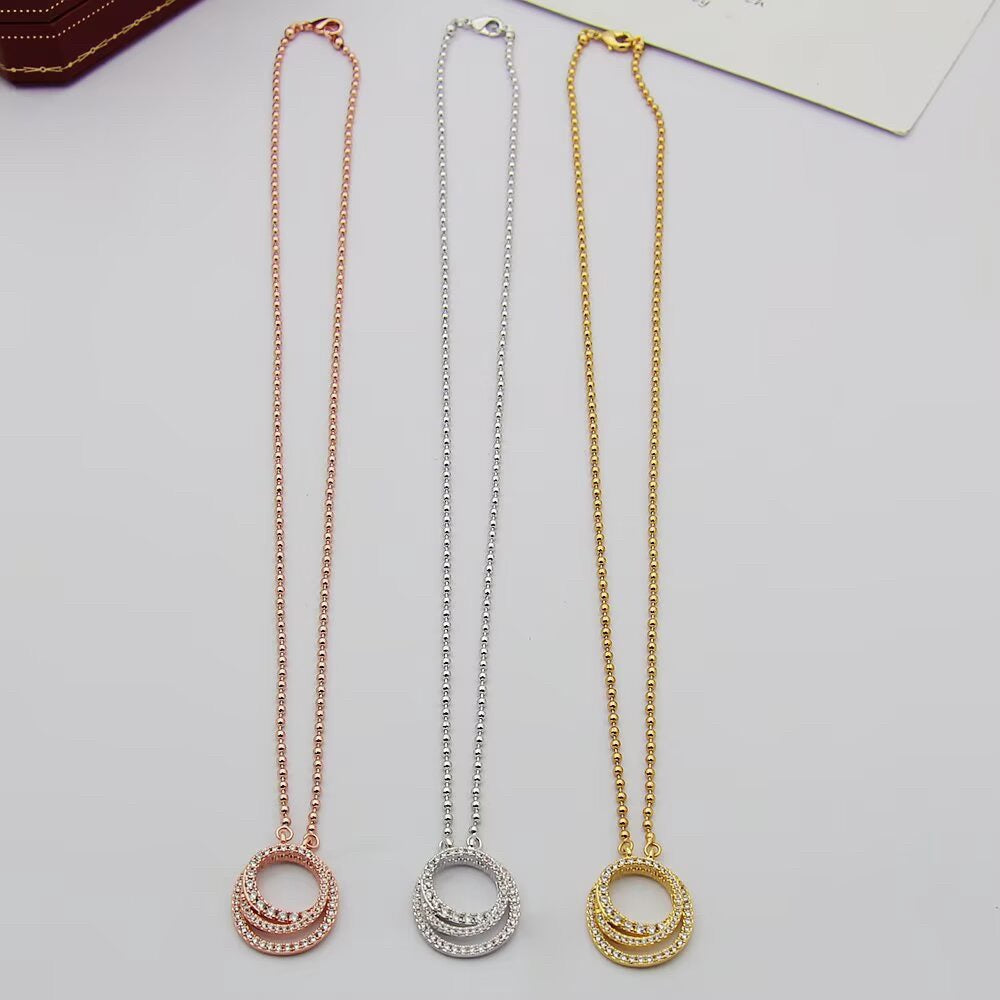 [OrnoraJewelry]ETINCELLE  FULL DIAMOND NECKLACE