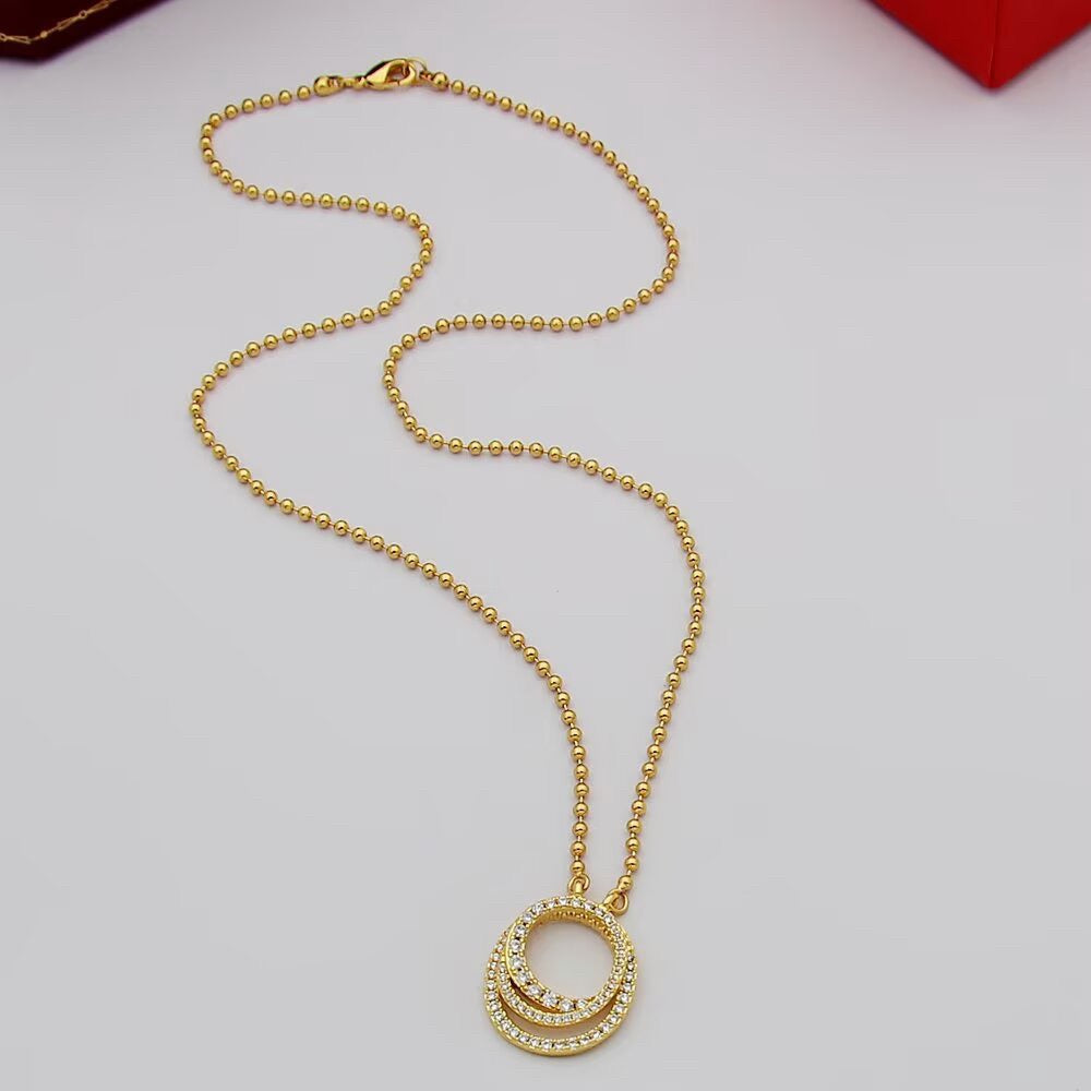 [OrnoraJewelry]ETINCELLE  FULL DIAMOND NECKLACE