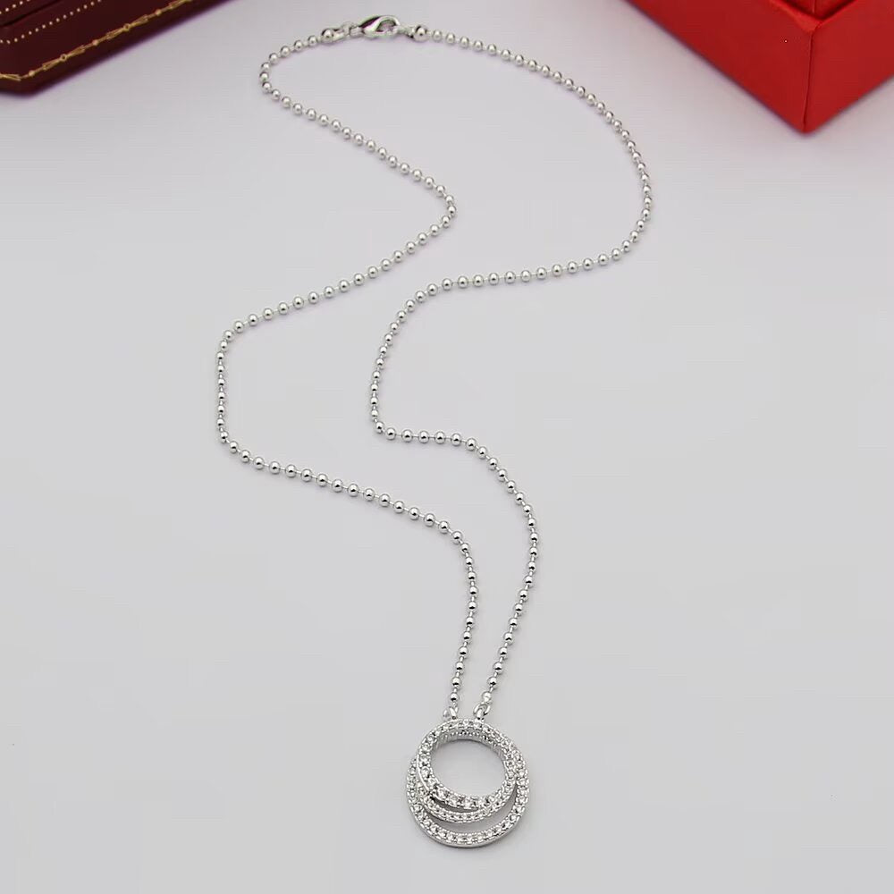 [OrnoraJewelry]ETINCELLE  FULL DIAMOND NECKLACE