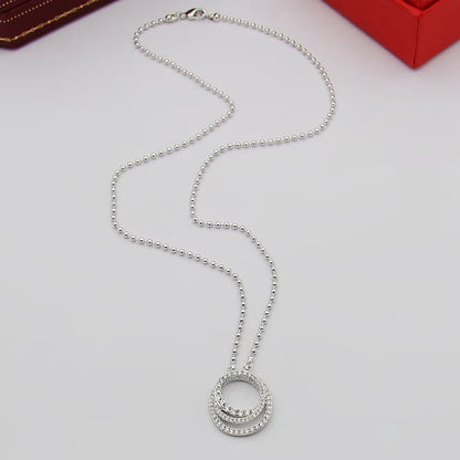[OrnoraJewelry]ETINCELLE  FULL DIAMOND NECKLACE