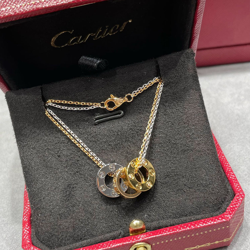 [OrnoraJewelry]LOVE 6 DIAMOND PENDANT NECKLACE