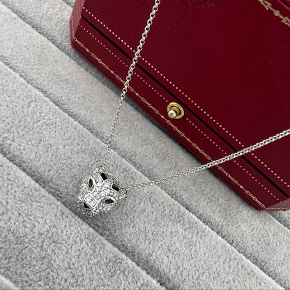 [OrnoraJewelry]PANTHERE FULL DIAMOND NECKLACE