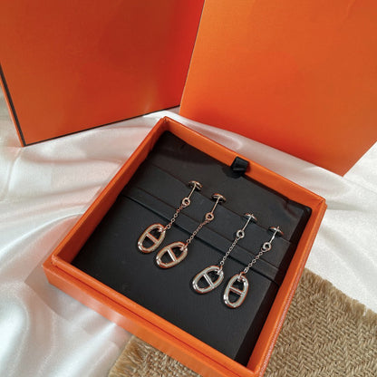 [OrnoraJewelry]CHAINE TASSEL EARRINGS