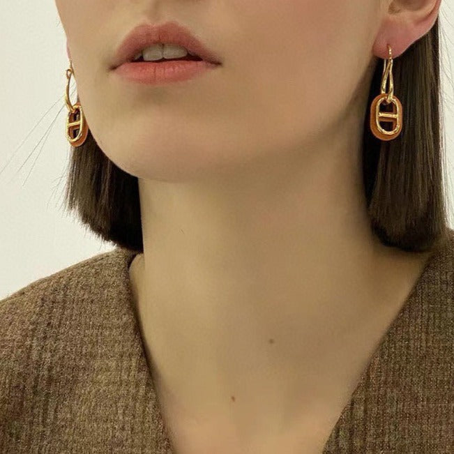 [OrnoraJewelry]HM O'MAILLON GOLD EARRINGS