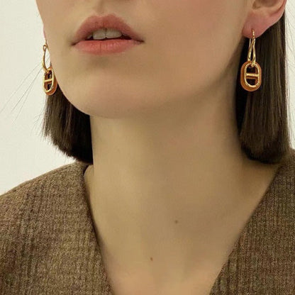 [OrnoraJewelry]HM O'MAILLON GOLD EARRINGS