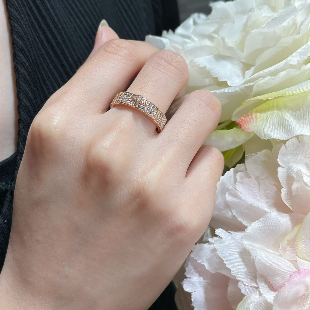 [OrnoraJewelry]KELLY PINK GOLD DIAMOND RING